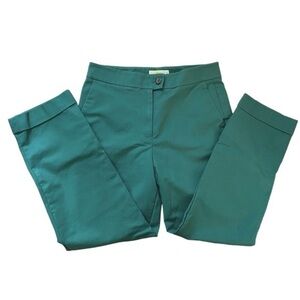 Boden Cuffed Sage Green Shatham High Waisted Career Trousers Slacks Pants